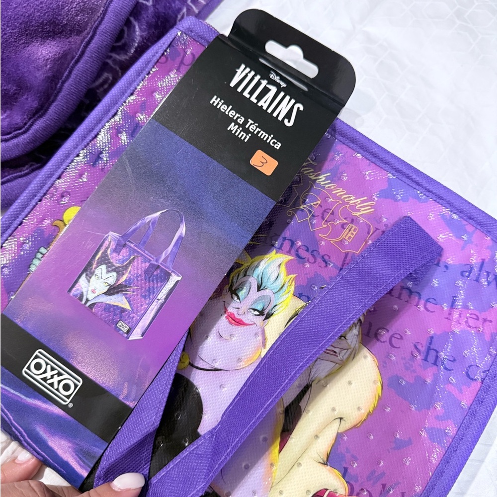 Disney Purple Villains Mini Thermal Tote with Ursula Artwork